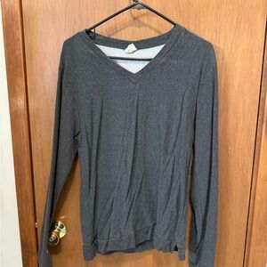 Amazon Gray V-Neck Sweatshirt